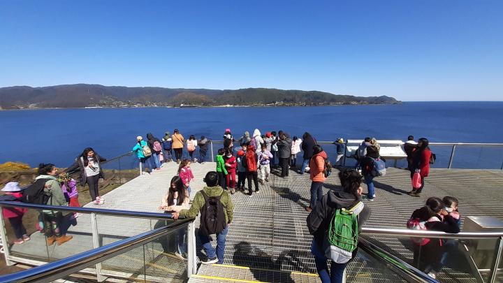 Mirador sobre batería de cañones