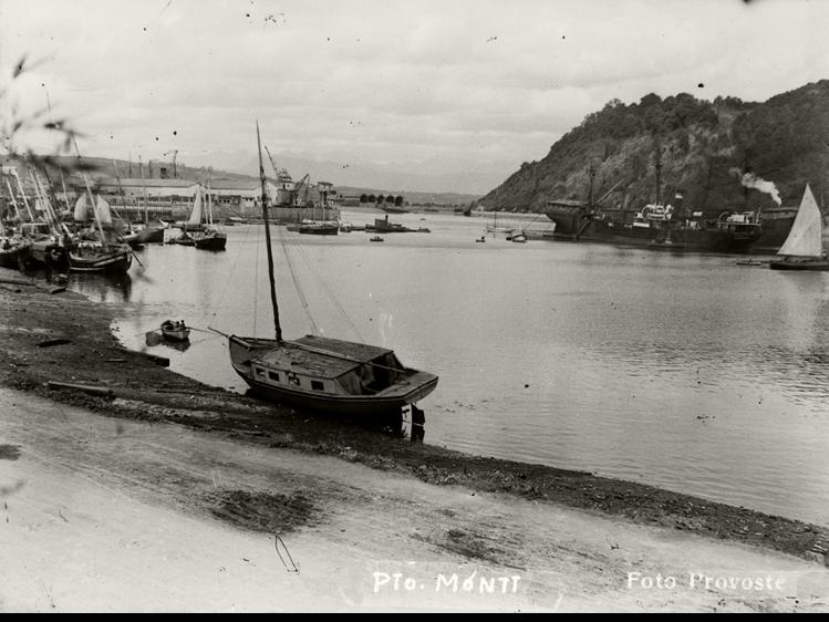 Paisaje de bordemar de Puerto Montt