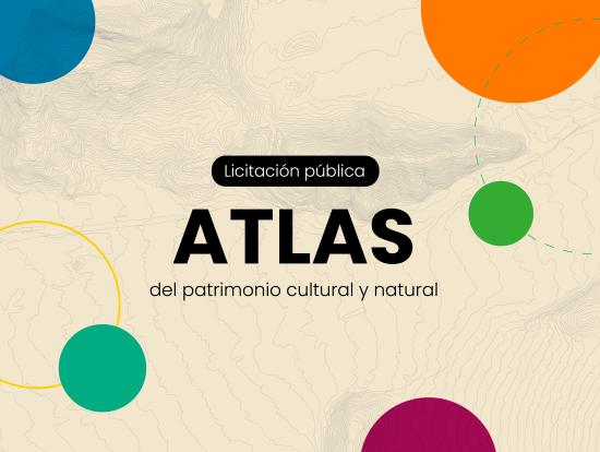 Gráfica licitación públicas Atlas del patrimonio cultural y natural